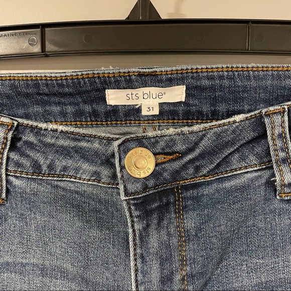 STS Blue Ankle Skinny Jeans Distressed Medium Wash Women’s 31 Nordstrom - Picture 3 of 11